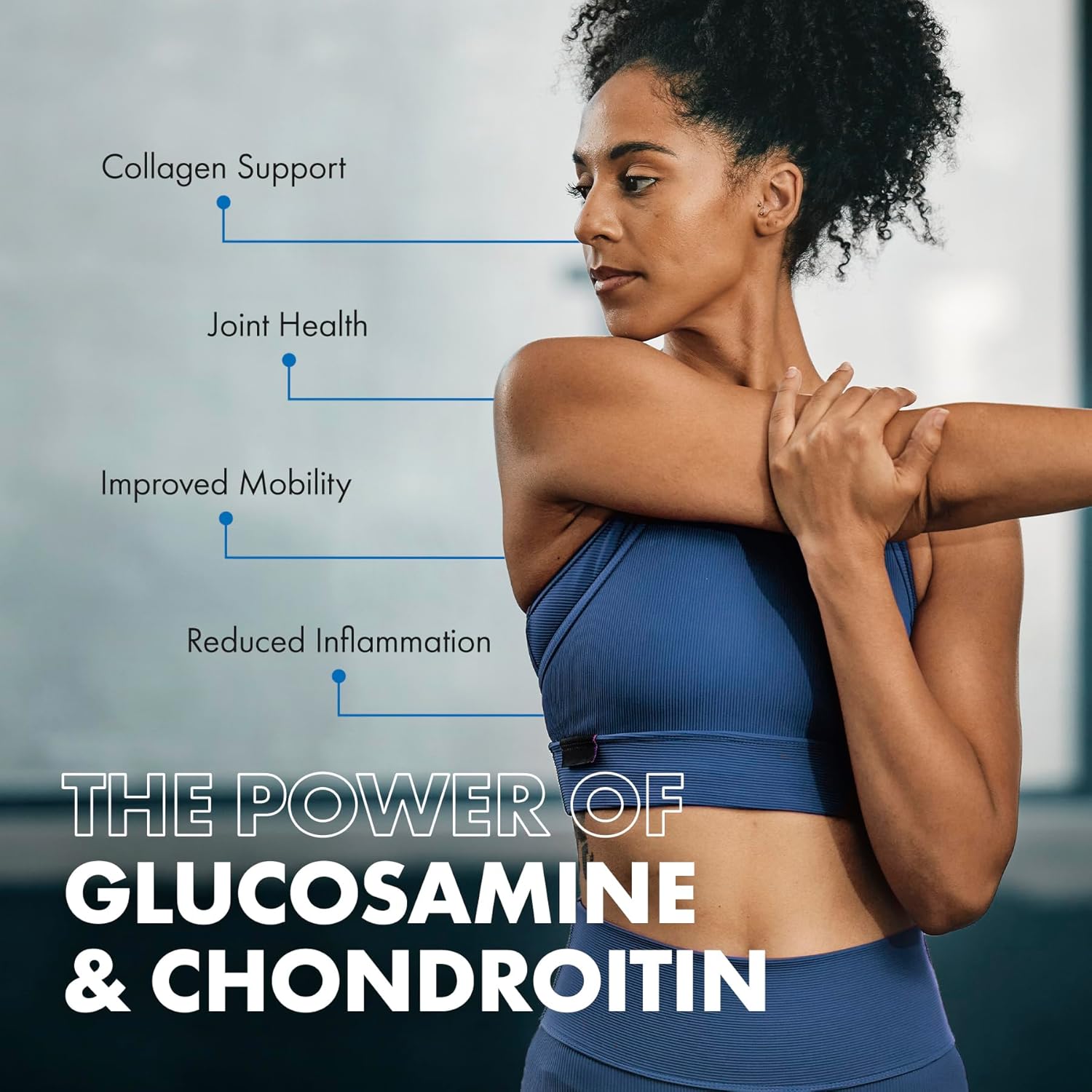 Glucosamine and Chondroitin High Strength Complex with MSM, Vitamin C, Ginger, Rosehip & Turmeric - 120 Premium Capsules Joint Care Supplements Made in The UK by Incite Nutrition - Image 3