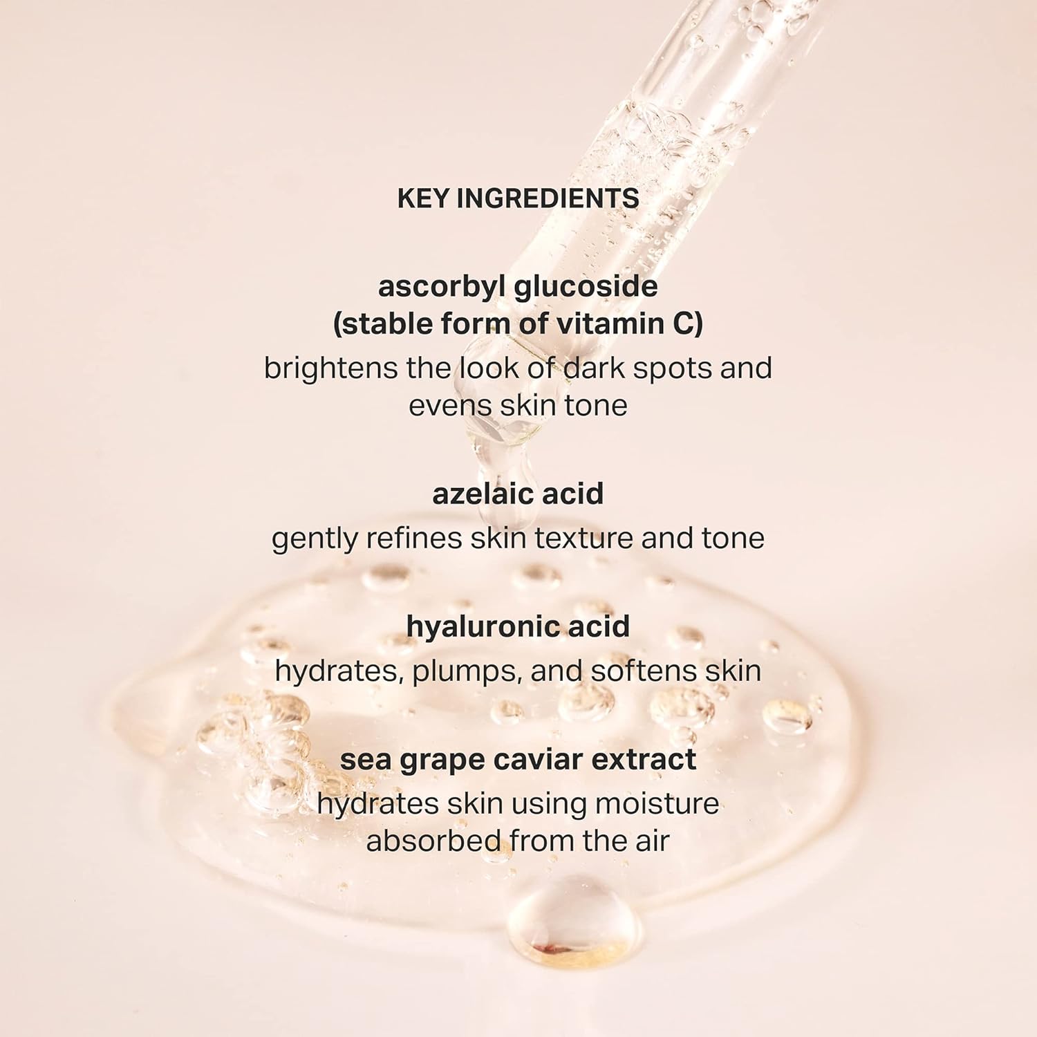 Cocokind Vitamin C Glow Serum with Azelaic Acid and Sea Grape Caviar for Bright and Even Skin, 1 Fl Oz - Image 5