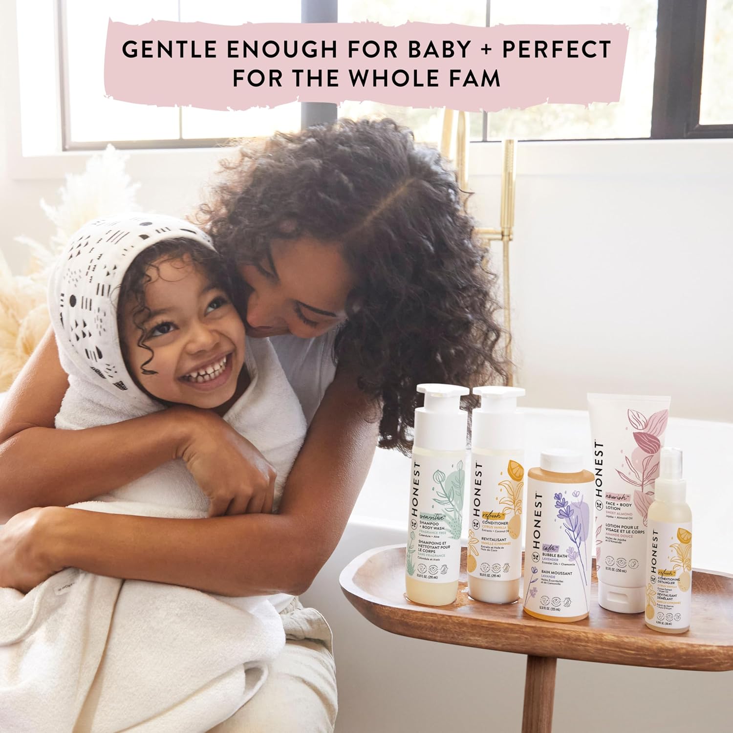 The Honest Company 2-in-1 Cleansing Shampoo + Body Wash and Face + Body Lotion Bundle | Gentle for Baby | Naturally Derived | Lavender Calm, 18.5 fl oz - Image 3